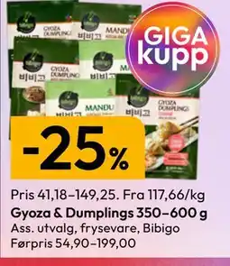 Gigaboks Gyoza & Dumplings 350–600 g tilbud