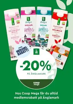 Coop Mega 20% PÅ ÄNGLAMARK tilbud