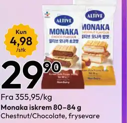 Gigaboks Monaka iskrem tilbud