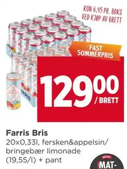 Meny Farris Bris tilbud