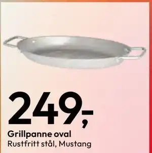 Gigaboks Grillpanne oval tilbud