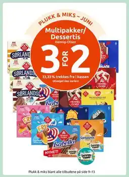 Joker Multipakker/ Dessertis tilbud