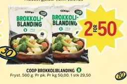 Coop Prix COOP BROKKOLIBLANDING tilbud