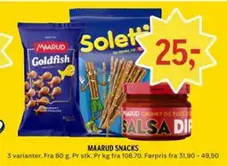Coop Prix MAARUD SNACKS tilbud