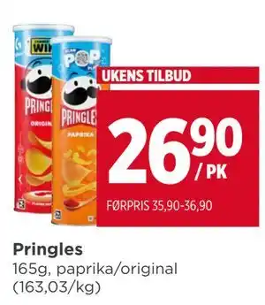 Meny Pringles tilbud