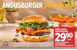 Meny FERSK NORSK ANGUSBURGER tilbud