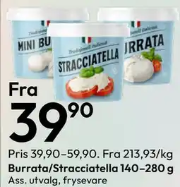 Gigaboks Burrata/Stracciatella tilbud