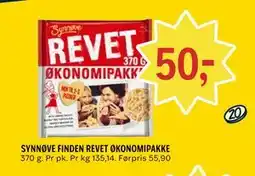 Coop Prix SYNNØVE FINDEN REVET ØKONOMIPAKKE tilbud