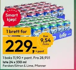Gigaboks Iste 24 x 330 ml tilbud