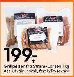 Gigaboks Grillpølser fra Strøm-Larsen tilbud