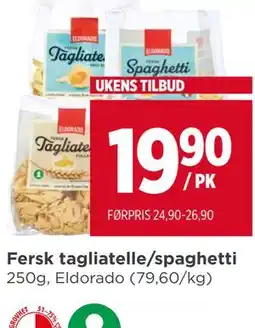 Meny Fersk tagliatelle/spaghetti tilbud