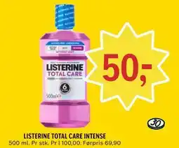 Coop Prix LISTERINE TOTAL CARE INTENSE tilbud