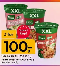 Gigaboks Knorr Snack Pot XXL tilbud