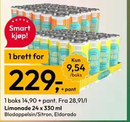 Gigaboks Limonade 24 x 330 ml tilbud