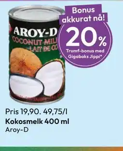 Gigaboks Kokosmelk, Medlemspris tilbud