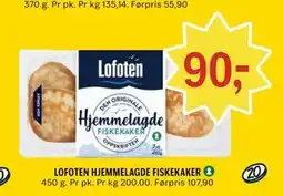 Coop Prix LOFOTEN HJEMMELAGDE FISKEKAKER tilbud
