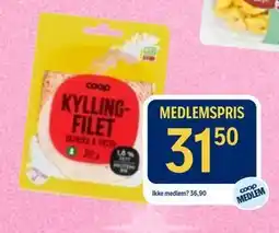 Coop Prix Kyllingfilet tilbud