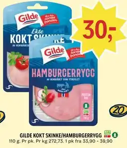 Coop Prix GILDE KOKT SKINKE/HAMBURGERRYGG tilbud