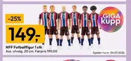 Gigaboks NFF Fotballfigur 1 stk tilbud