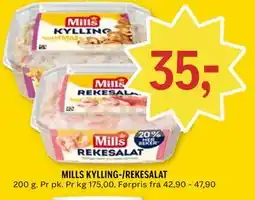 Coop Prix MILLS KYLLING-/REKESALAT tilbud