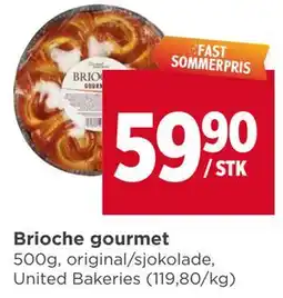 Meny Brioche gourmet tilbud