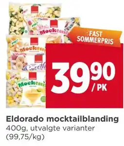 Meny Eldorado mocktailblanding tilbud