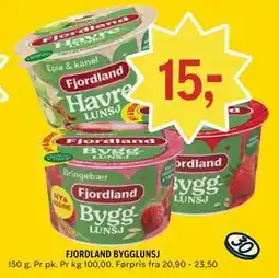 Coop Prix FJORDLAND BYGGLUNSJ tilbud