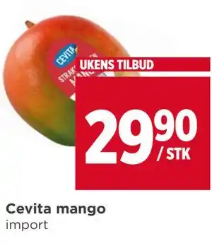 Meny Cevita mango tilbud