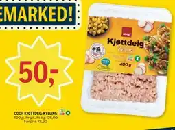 Coop Prix COOP KJØTTDEIG KYLLING tilbud