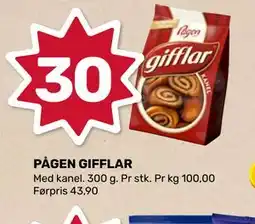 Matkroken PÅGEN GIFFLAR tilbud