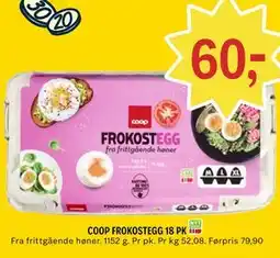 Coop Prix COOP FROKOSTEGG 18 PK tilbud