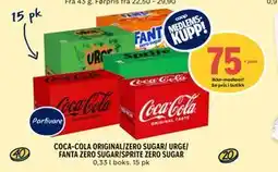 Coop Prix COCA-COLA ORIGINAL/ZERO SUGAR/ URGE/ FANTA ZERO SUGAR/SPRITE ZERO SUGAR, Medlemspris tilbud