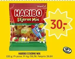 Coop Prix HARIBO STJERNE MIX tilbud