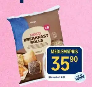 Coop Prix Mixed Breakfast Rolls tilbud