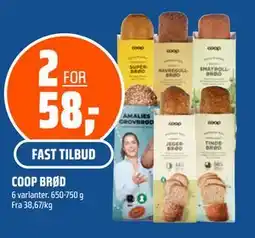 Coop Obs COOP BRØD tilbud