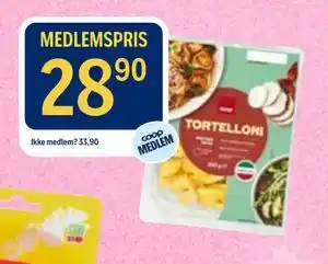 Coop Prix Tortelloni tilbud