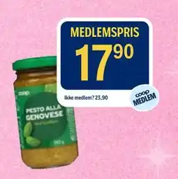 Coop Prix Pesto Alla Genovese tilbud