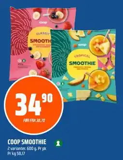 Coop Obs COOP SMOOTHIE tilbud