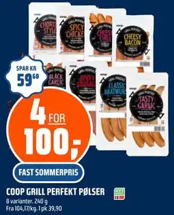 Coop Obs COOP GRILL PERFEKT PØLSER tilbud