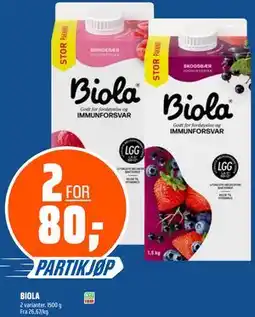 Coop Obs BIOLA tilbud