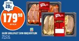 Coop Obs GILDE GRILLFILET SVIN BBQ/HVITLØK tilbud