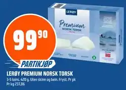 Coop Obs LERØY PREMIUM NORSK TORSK tilbud