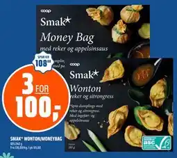 Coop Obs SMAK* WONTON/MONEYBAG tilbud