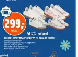 Coop Obs OKIDOKI /NORTHPEAK SNEAKERS TIL BARN OG JUNIOR tilbud