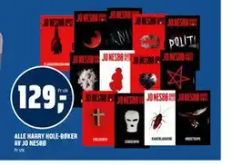 Coop Obs ALLE HARRY HOLE-BØKER AV JO NESBØ tilbud