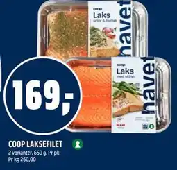 Coop Obs COOP LAKSEFILET tilbud