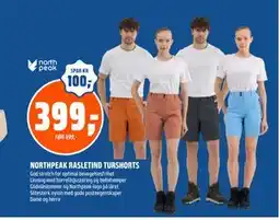 Coop Obs NORTHPEAK RASLETIND TURSHORTS tilbud