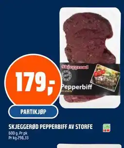 Coop Obs SKJEGGERØD PEPPERBIFF AV STORFE tilbud