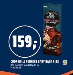 Coop Obs COOP GRILL PERFEKT BABY BACK RIBS tilbud