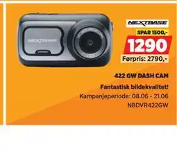 POWER 422 GW DASH CAM tilbud